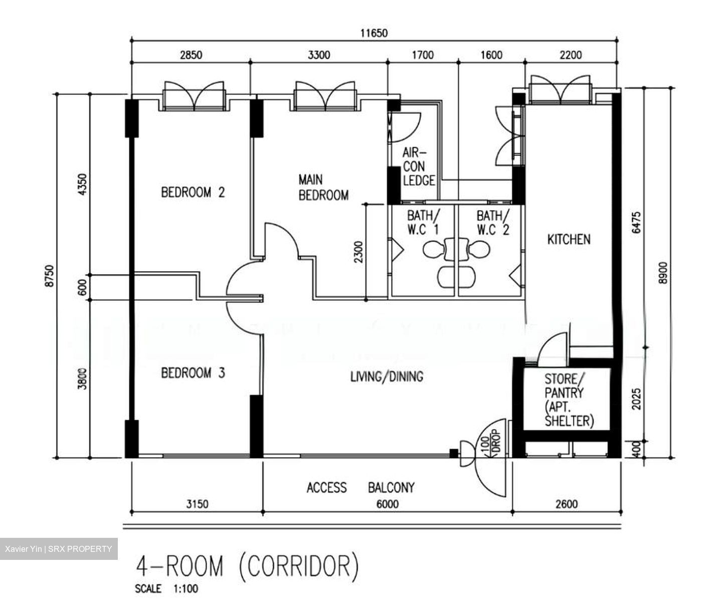 Blk 304A Anchorvale Court (Sengkang), HDB 4 Rooms #574205751